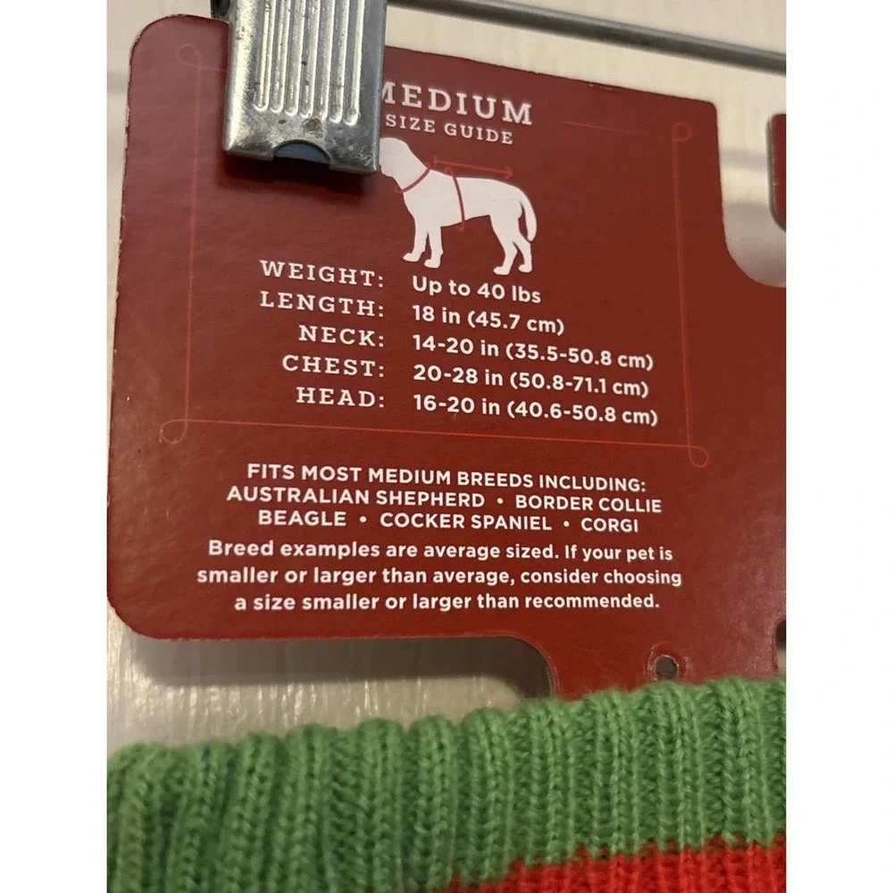 New Wondershop at Target, Pet Sweater, Medium Up to 40lbs. Dog or Cat‎ Sweate